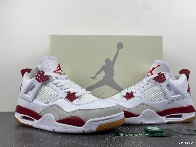 1st Kicks SB Pine DR5415-160 Red Retro 4 Jordan 0820